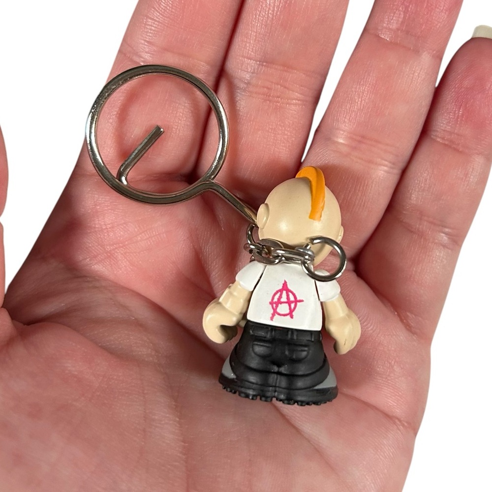 Kidrobot Supermini Keychain Series 3 2007 "Rotten" Punk Rocker Bag Charm w/ Box - Picture 3 of 10